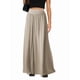 thumbnail image 2 of Pantalones Palazzo Holgados de Cintura Alta Elástica para Mujer, Informales, con Bolsillos, Holgados y Largos de Otoño Caqui L, 2 of 9