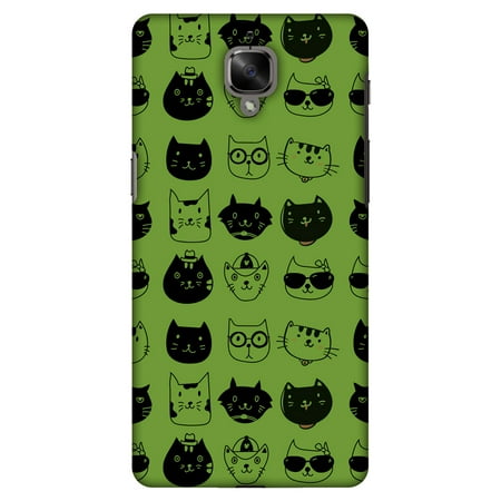 OnePlus 3 Case, OnePlus 3T Case, Premium Handcrafted Designer Hard Snap on Shell Case ShockProof Back Cover for OnePlus 3 3T - Cat