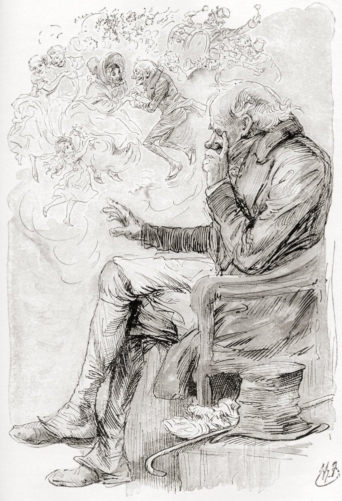 Trottys Dream Had Trotty dreamed Or are his joys and sorrows and the actors in them but a dream himself a dream the teller of this tale a dreamer waking but now Illustration by Harry Furniss for the s