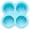 Blue, variant on Silicone Cake Mold Multi Functional Baking Tool for Homemade Cakes And Desserts 4 Cavity Cylindrical Design Food Grade Non Stick Flexible Reusable Easy Release, 1 Cake Mold