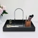 thumbnail image 5 of Bandeja organizadora nórdica para tocador, organizador de perfumes, bandeja de maquillaje, bandeja decorativa para tocador Negro, 5 of 9