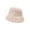 Beige, variant on Prolriy Winter Hats for Women, Women's Fuzzy Bucket Hat Solid Color Warm Plush Fisherman Hat Lei Feng Hat Womens Hats Bucket Hat Beige