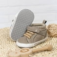 thumbnail image 4 of Yammkia Baby Girl Sneakers Toddler Shoes Boys Baby Boys Girls High Top Sneakers Soft Soles Anti Skid Ankle Shoes Toddler Prewalker First Walking Crib Shoes for 6,Beige, 4 of 5