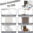 thumbnail image 5 of Pet Feeder and Water Dispenser Set, Automatic Dog Feeder and Dog Water Dispenser for Dogs Cats Pets Animals Large Capacity(3.8L)"【Pet Feeder and Water Dispenser】 1* Feeder and 1*Cat water dispenser,, 5 of 6