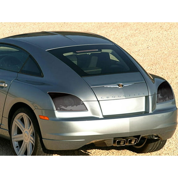 Rvinyl Tail Light Tint Covers Compatible with Chrysler Crossfire 2004-2008 - Smoke