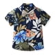 thumbnail image 4 of Gibobby Conjunto Niñas Camisa de manga corta para niños pequeños Estilo de vacaciones Tops Pantalones cortos con corbata Trajes de para niños(Negro, 2-3 Años), 4 of 5