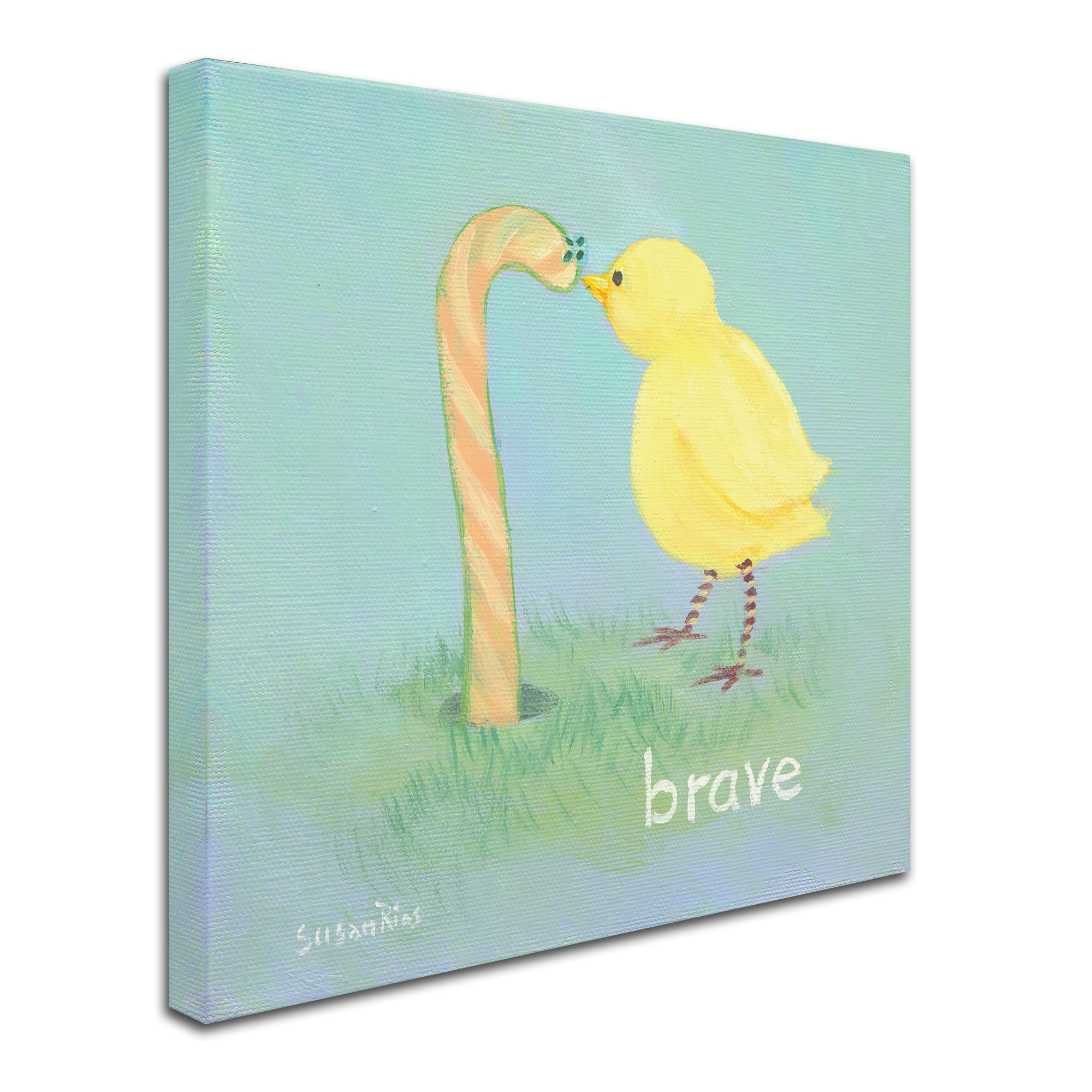 Trademark Fine Art 'Brave' Canvas Art by Susan Rios