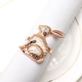 thumbnail image 6 of Travelwant 6Pcs Valentine's Day Napkin Rings Double Heart Napkin Holders Metal Napkin Rings for Valentine's Day Holiday Party Table Decorations, 6 of 7