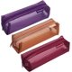 thumbnail image 1 of Bolsa de malla para bolígrafos Colorlife, paquete de 3, con cremallera, multifuncional, transparente, organizador de lápices, bolsa de almacenamiento para suministros de oficina, cosméticos,, 1 of 7