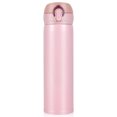 thumbnail image 1 of Taza De Café De Viaje Con Tapa Taza Aislada Al Vacío De Doble Pared Vaso De Café Aislado De Acero Inoxidable Para Bebidas Frías Y Calientes Botellas De Agua De 400 Ml (Rosa) Muyoka Hogar, 1 of 7