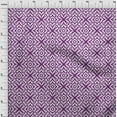 thumbnail image 4 of oneOone Cotton Poplin Purple Fabric Geometric Diy Clothing Quilting Fabric Print Fabric By Yard 42 Inch Wide, 4 of 4