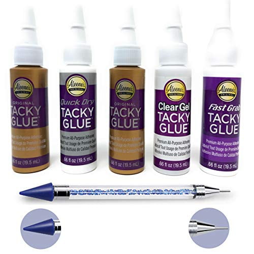 Aleene's Tacky Glue Tacky Pack, 2X Original Tacky Glue, Quick Dry Tacky