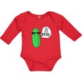 thumbnail image 3 of Inktastic I'm Kind of a Big Dill Pickle with Sunglasses Boys or Girls Long Sleeve Baby Bodysuit, 3 of 5