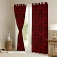 thumbnail image 3 of Feelyou Western Damask Floral Curtains Pack of 2 (42x84 Each), Hippie Tribal Abstract Curtains Blackout, Mandala Old Fashion Bedroom Curtains, Window Curtains Bedroom Decor, 3 of 6