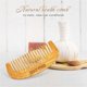 thumbnail image 4 of Peine de madera antiestático de dientes anchos para cabello rizado, cepillo compacto desenredante para todo tipo de cabello., 4 of 5