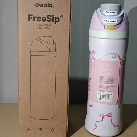Owala Freesip Insulated Stainless Steel Water Bottle With Straw For Sports, Travel, And School Bpa-Free Sports Water Bottle, 24 Oz