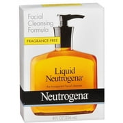 Neutrogena Liquid Facial Cleansing Formula Fragrance-Free 8 oz (Pack of 3)