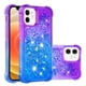 thumbnail image 1 of Funda para iPhone 12 Mini Transparente con Brillos Carcasa Protectora Antigolpes con Glitter Brillante, 1 of 5
