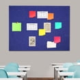 thumbnail image 4 of Dwellnix Modern Cork Board, 12-Piece Set, Navy Blue, Wall Mounted, 9mm Thickness, Polyester Fiber Material for Storing Photos, Notes, and Organizing Space, 4 of 6