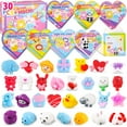 thumbnail image 1 of Tarjetas de San Valentín Mochi Squishy Toys, regalos de fiesta para niños, 30 unidades, 1 of 6