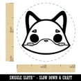 thumbnail image 2 of Charming Kawaii Chibi Fox Face Blushing Cheeks Self-Inking Rubber Stamp Ink Stamper - Dry Pad (No Ink) - Mini 1/2 Inch, 2 of 7
