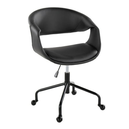 LumiSource Curvo Upholstered 4-Star Task Chair