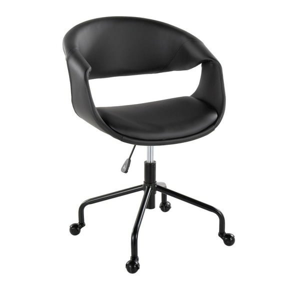 LumiSource Curvo Upholstered 4-Star Task Chair