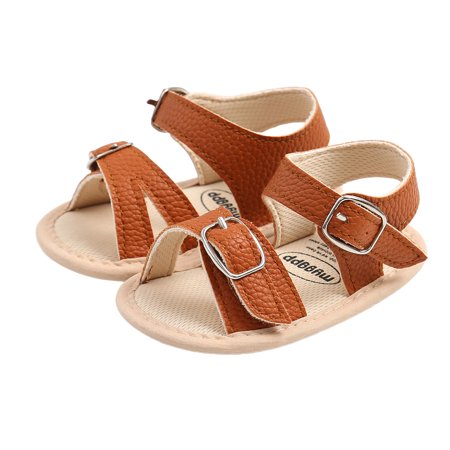 

Binpure Toddler s Sandals Baby Summer Wear PU Material Adjustable Shoes