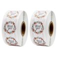 thumbnail image 1 of 2 Rolls Thank You Gift Sealing Stickers Label Sticker Decals Decorative Stickers, 1 of 2