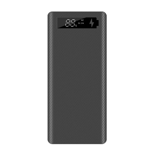 Kearding ABS Case Reemplazo portátil USB Tipo-C Teléfono digital Laptop Caja de carga 8 Soporte de Accesorios de carcasa Electrodomésticos Negro Kearding HA072671-01