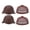 Brown, variant on Yajisi 2 Pcs Latex Bald Head Wig Cap for Kids Teens Adults, Cosplay Role Playing, Brown (7.87 inches / 20 cm)