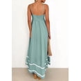 thumbnail image 2 of PRETTYGARDEN Women Summer Flowy Maxi Dress Casual Sleeveless Spaghetti Strap Ruffle Beach Long Dresses, 2 of 9