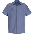 thumbnail image 3 of Red Kap Denim Blue Microcheck 709 M, 3 of 4