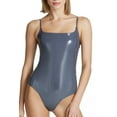 thumbnail image 3 of Commando Womens Faux Patent Leather Adjustable Straps Bodysuit, 3 of 6