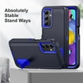 thumbnail image 5 of Galaxy A15 5G Case for Men,Heavy Duty Protection Shockproof Anti-Scratch Slim Fit Lightweight Protective Durable Case Hard Cover with Kickstand for Samsung Galaxy A15 5G 6.5",Navy Blue, 5 of 18