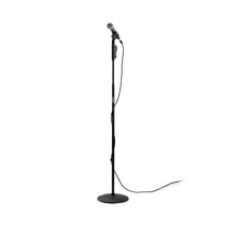 On-Stage Production-Grade MS9510 One-Handed Mic Stand with Round Base (For Vocal and Instrument Microphones, Height-Adjustable, Portable, Steel Construction, Standard 5/8″-27 Threading, Black)