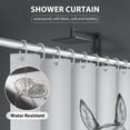 thumbnail image 4 of Funny Otter Shower Curtain, Waterproof Fabric Farmhouse Animal Shower Curtain Set for Bathroom Decor with 12 Hooks, 66x72 inch, 4 of 6