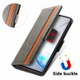 thumbnail image 2 of Case for Samsung Galaxy Note 10 Cover Leather Wallet Folio Case Book Design Flip Magnetic Closure - Grey, 2 of 5