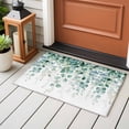 thumbnail image 5 of 2x3 Washable Area Rugs,Green Eucalyptus Leaves Watercolor Non-Slip Soft Rug Indoor Carpet,Floor Rugs for Living Room Bedroom, 5 of 9