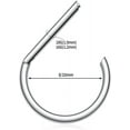 thumbnail image 2 of Nose Ring Straight Rod Septum Jewelry 16G & 18G - Daith, Conch, Tragus & Helix Piercing Jewelry - Surgical Steel, 2 of 7