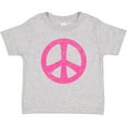 thumbnail image 3 of Inktastic Peace Sign Pink Retro Girls Baby T-Shirt, 3 of 5