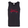 thumbnail image 2 of Wild Bobby, SRT Silhouette Street Racing Viper, Cars and Trucks, Men Graphic Tank Top, Black, Small, 2 of 4