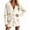 Khaki, variant on Oversized Cardigan Sweater Women's Bow Print Button V Neck Long Sleeve Loose Knitted Autumn Fashion Jacket