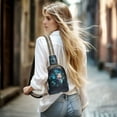 thumbnail image 7 of Wolves Magic Leaves Crossbody Bags Backpack Chest Bag Shoulder Bag Waist Bag for Outdoor Travel Hiking Fitness Cycling, 7 of 7