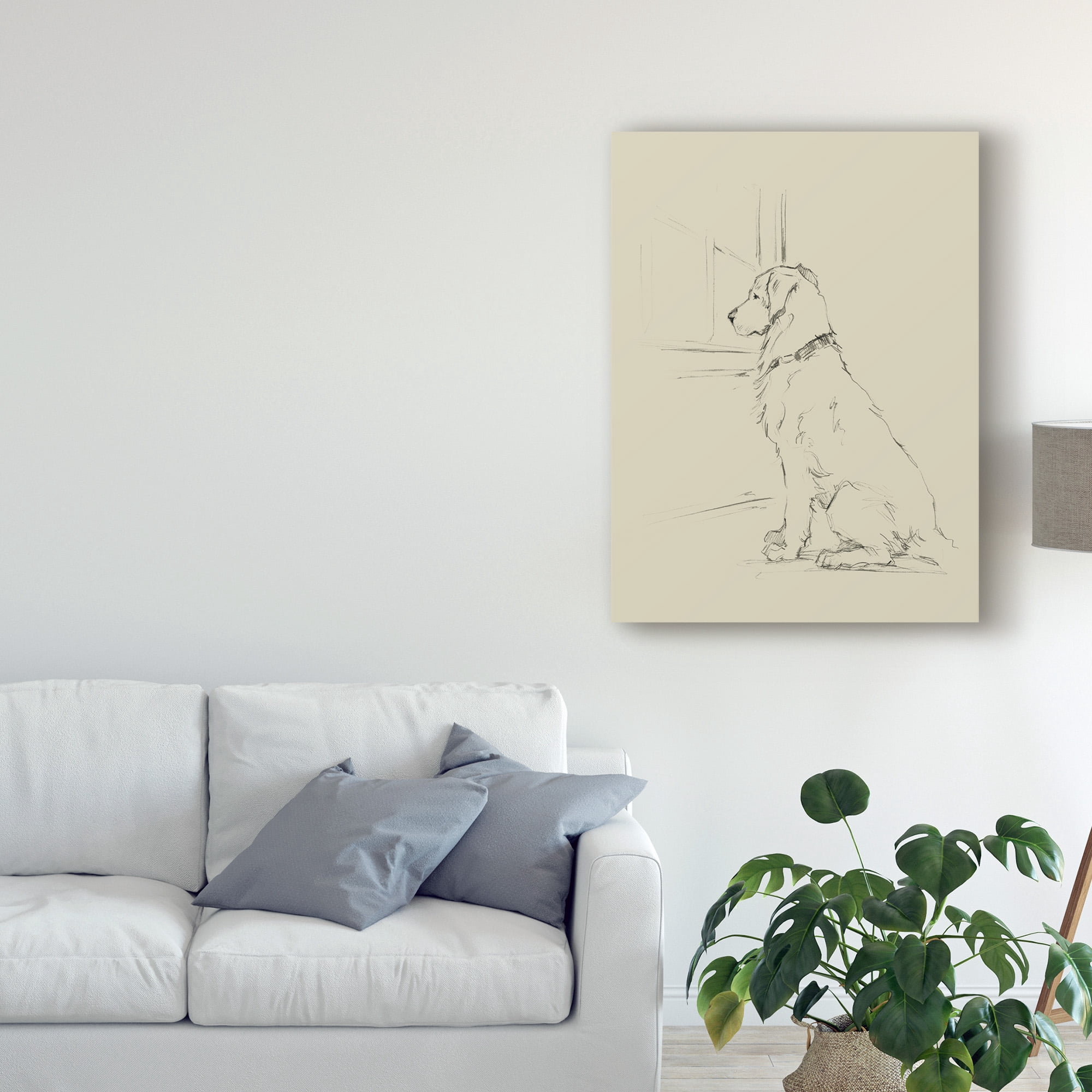 Trademark Fine Art 'Waiting for Master IV' Canvas Art by Ethan Harper