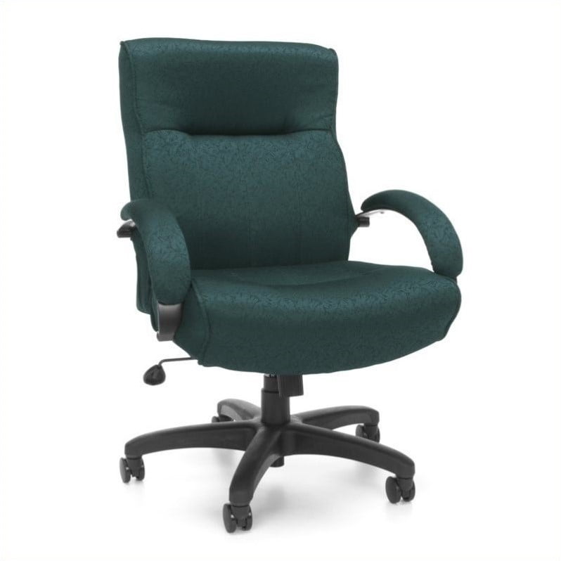 Ofm And Tall Executive Mid Back Office Chair In Teal