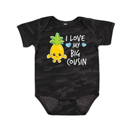 

Inktastic I Love My Big Cousin with Pineapple Boys Baby Bodysuit