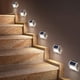thumbnail image 5 of 6 luces solares para jardín, decoración de jardín, luces para escaleras, luces para pared de patio, 5 of 5