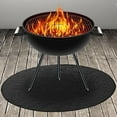 thumbnail image 5 of ZenCart Outdoor Fireproof Mat Heat-Resistant Flame Retardant Anti-slip Deck Patio Grass Lawn Camping Stove BBQ Grill Firepit Silicone Rug Fireplace Hearth Pad, 5 of 8