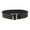 black, variant on HAORUN Women PU Leather Belt Double Grommet Waistband Adjustable Retro Casual